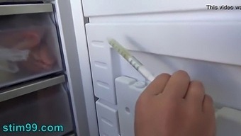 Extreme Solo Gynecological Procedure With Syringe Injection