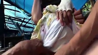 Japanese Pregnant Woman Gets Fucked By A Homeless Man