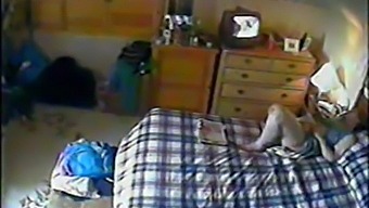Secretly Recorded Footage Of My Mature Mother Indulging In Self-Pleasure While Watching My Erotic Content