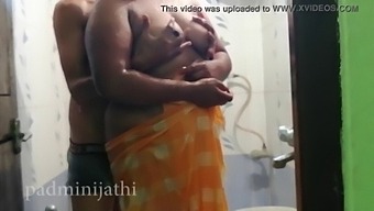 Indian Couple Has Passionate Shower Sex On Their First Night Together