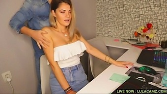Steamy Office Encounter With A Seductive Secretary And Her Massage Skills