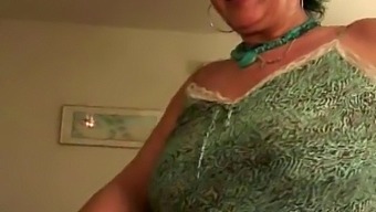 Older Woman Gives A Blowjob To Young Man