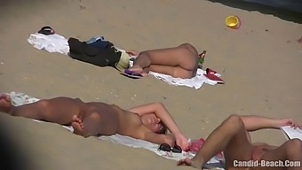 Hidden Camera Captures Uninhibited Nudist Beach Romp