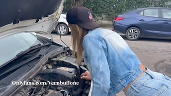 A Latina With Big Boobs And A Tight Ass Gets Mechanical Help For A Mind-Blowing Orgasm