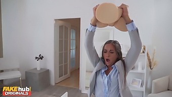 Lara Lee'S Fake Pussy Gets Covered In Cum In A Steamy Pov Scene