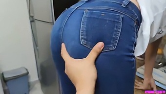 I Sneak Up On Her While She'S Cleaning To Give Her A Backhanded Pat