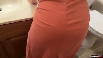 Passionate Couple Indulges In Pov Sex During Family Gathering