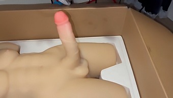 Teen Rides Male Sex Doll With Big Tits
