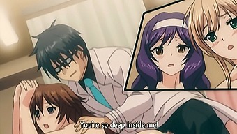 Hentai Video Featuring A Hardcore Foursome With Erotic Fingering And Licking