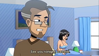 Cartoon Stepmom Discovers Stepson'S Solo Session And Offers Assistance