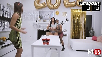 Busty Beauty Violet Myers Enjoys A Bbc Birthday Gift