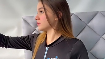 Fitness Enthusiast And Latina Beauty Gets Turned On By Her Stepbrother'S Voyeurism