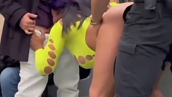 Luna Bella'S Steamy Subway Encounter: Voluptuous Latina'S Wild Ride