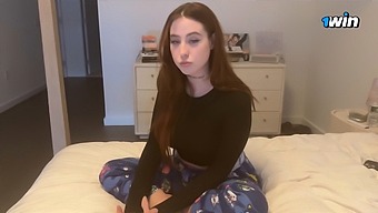 Hot Redhead Stepsis Gives Best Blow Job And Creampie Before Class