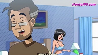Busty Mommy Gives A Helping Hand To Her Stepson To Reach Orgasm In An Animated Porn Video.